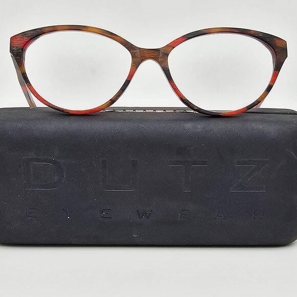 Dutz Accessories - Dutz Eyewear DZ2138 Col.65 Tortoise Cat Eye Eyeglasses Frame w/ Case Netherlands